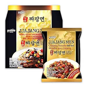 PALDO FUN & YUM Jjajangmen Chajang Noodle No MSG 16-pack, 7.05 ounce (pack of 16)