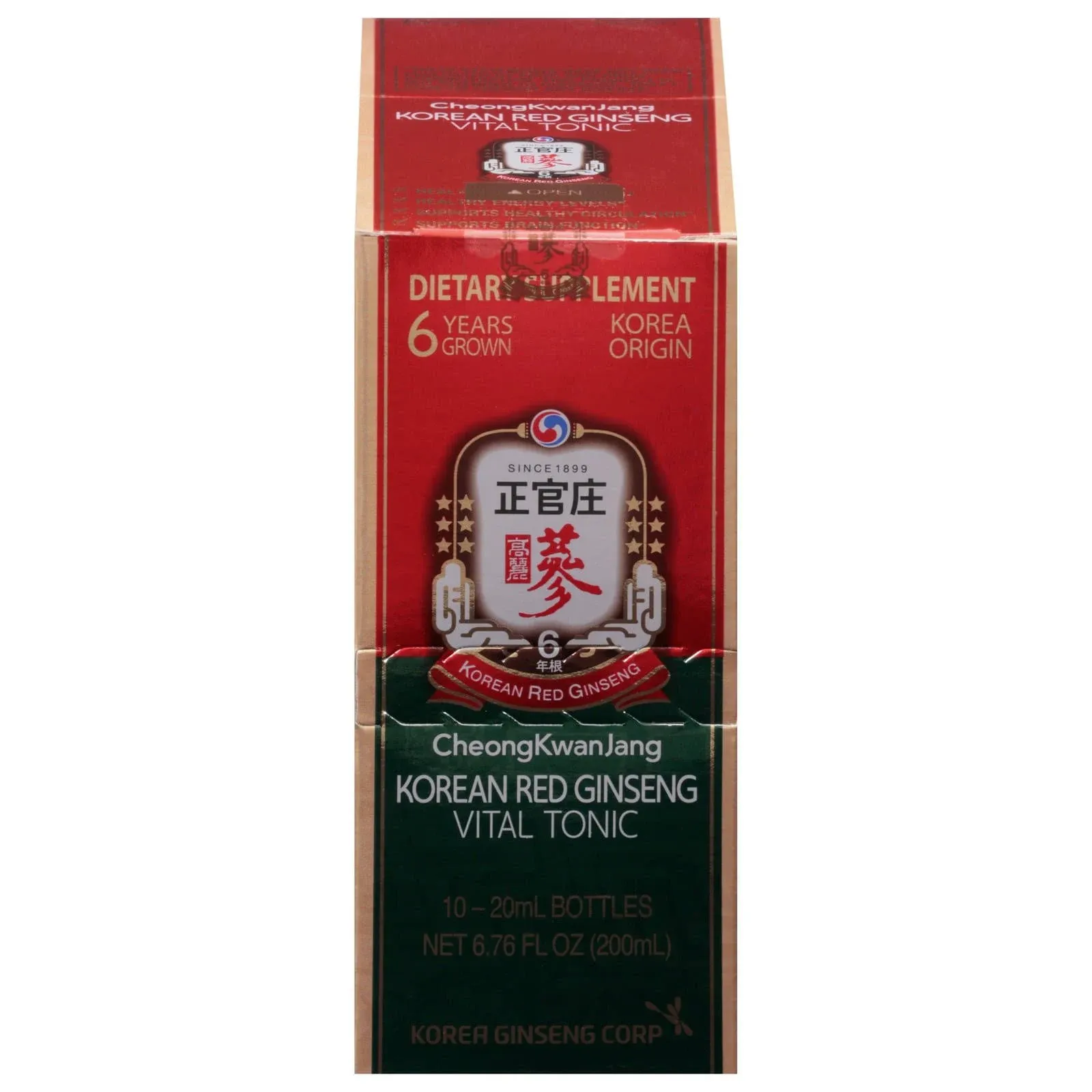 CheongKwanJang Vital Tonic Red Ginseng 10 Bottles