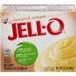 Jell O Instant Coconut Cream Pudding & Pie Filling