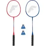 Franklin Sports 2 Player Badminton Set Blue/Red