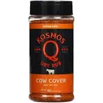 Kosmos Q Dry Rub, Beef, Cow Cover - 10.5 oz