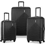 American Tourister Groove Expandable Spinner Suitcase Set 20&#034;, 24&#034;, 28&#034; - Black