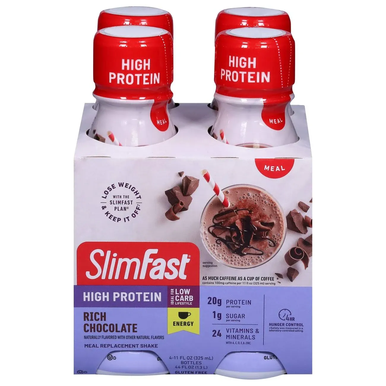 SlimFast Advanced Energy Rich Chocolate Meal Replacement Shake