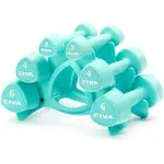 ZIVA Chic 24 lbs Dumbbell Set with Stand