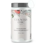 Country Chic Paint Chalk Style Paint - for Furniture, Home Decor, Crafts - Eco-Friendly - All-in-One - No Wax Needed (Simplicity [White], Quart (32 oz