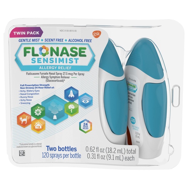 Flonase Sensimist Non-Drowsy 24HR Allergy Relief Spray, 120 Sprays - 0.54 oz | CVS