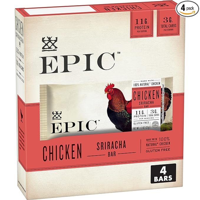 Epic Chicken Sriracha Protein Bars (4 ct)