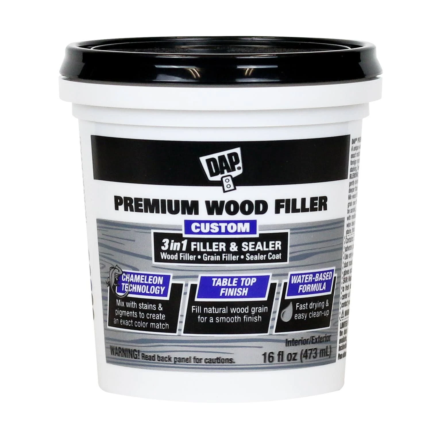 DAP 00550 Premium Wood Filler, Paste, Slight, Off-White, 16 oz