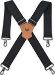 WELKINLAND Men's Full Elastic Heavy Duty Suspenders