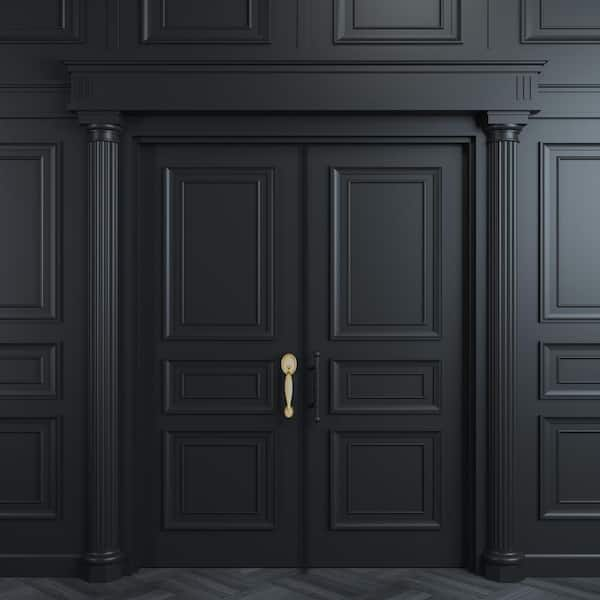 Rust-Oleum 369383 Door & Trim Advanced Dry Satin Black Quart