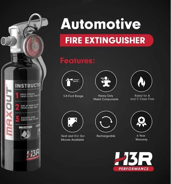 H3R Performance Fire Extinguisher MX100