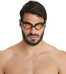 Arena Cobra Tri Swipe Mirror Goggles Yellow Copper Black