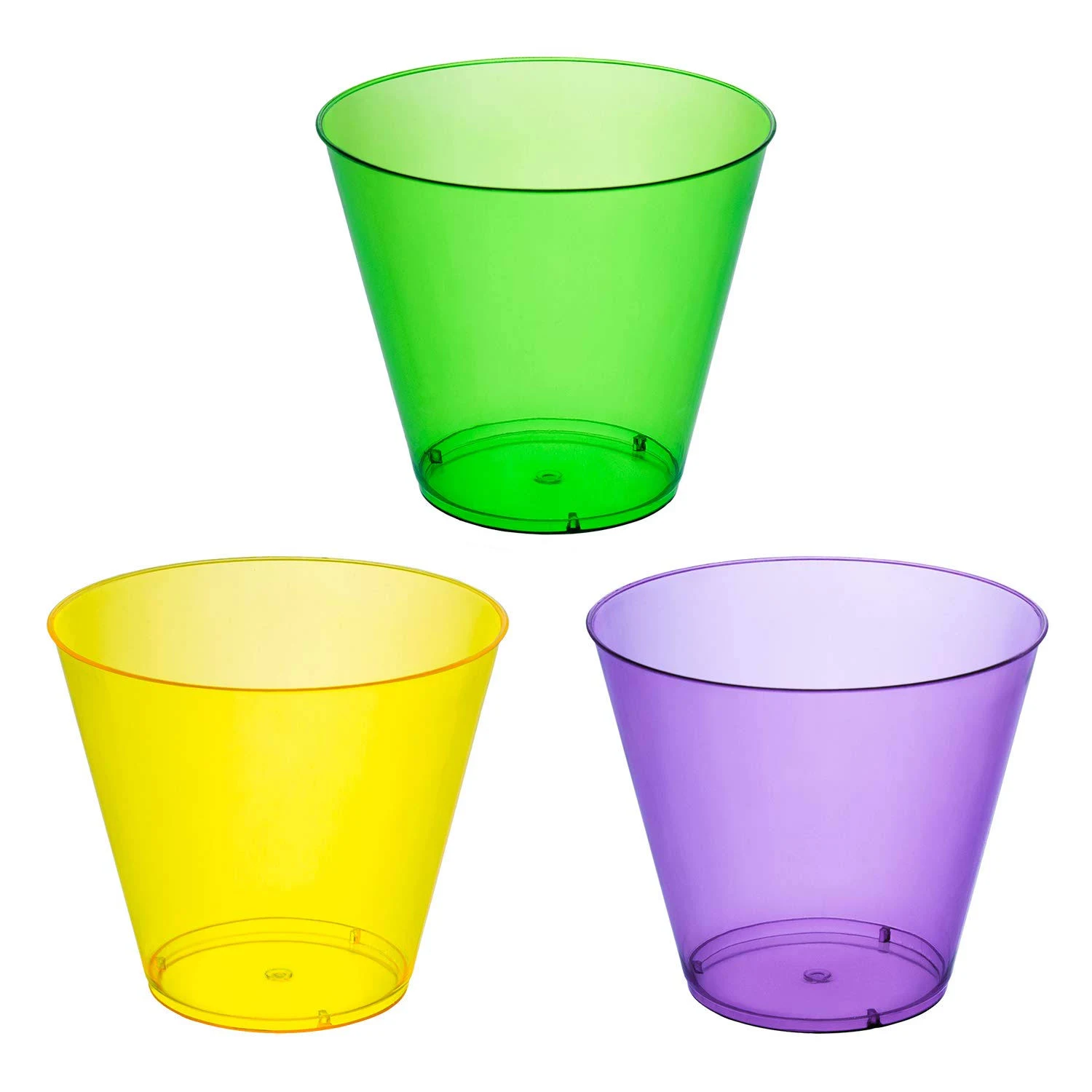 Assorted Neon Tumblers - 50 count - 9 ounce