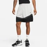 Nike Dri-Fit Dry Icon Basketball 8-Inch Shorts Beige Black Size Small DV9524-012