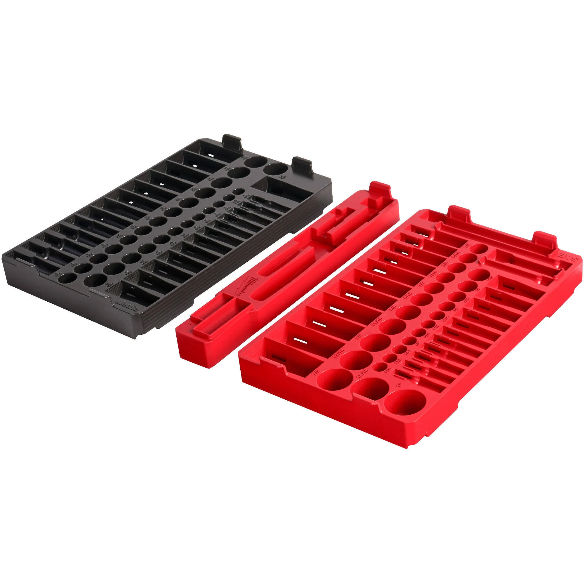 Milwaukee Sae &amp; Metric Packout Trays For 1/4In &amp; 3/8 Ratchet &amp; Socket Set