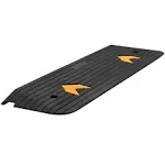 VEVOR 33069 lbs 1 in. Rise Upgraded Rubber Threshold Ramp