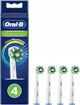 Oral-B Cross Action Electric Toothbrush Replacement Brush Heads Refill with Clean Maximiser Technology 4Count