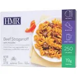 HMR Beef Stroganoff with Noodles Entrée | Pre-packaged Lunch or Dinner to Support Weight Loss | Ready to Eat | 19g of Protein | Low Calorie Food | 8oz Serving per Meal | Pack of 6