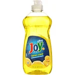 Joy Dishwashing Liquid, Lemon, 12.6 oz Bottle, 25/Carton