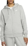 Nike Full Zip Hoodie Grey Women&#039;s Size XS New with Tags 853932 Brand New NWT