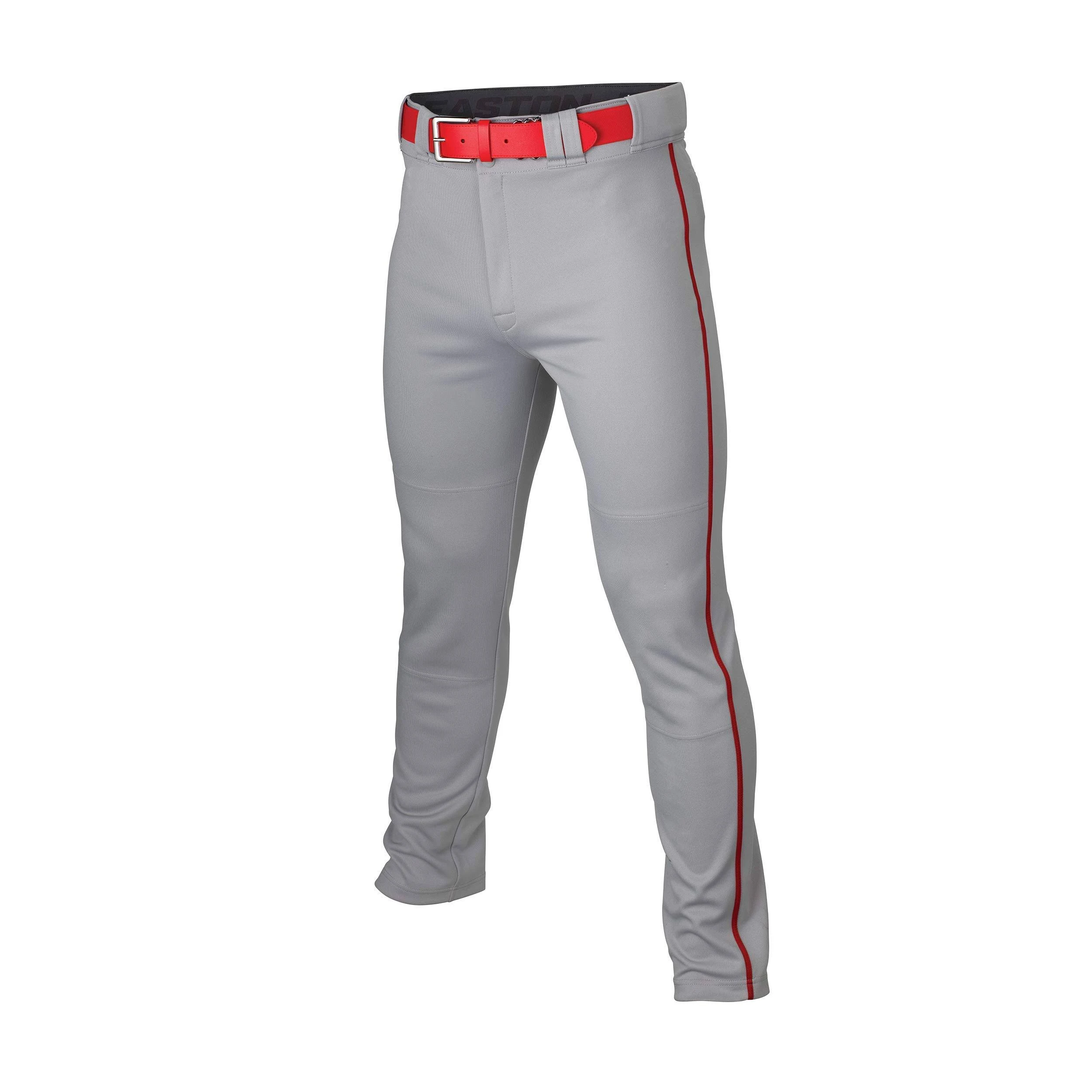 Easton Rival+ Piped Knicker Baseball Pant Adult M / Grey/Red