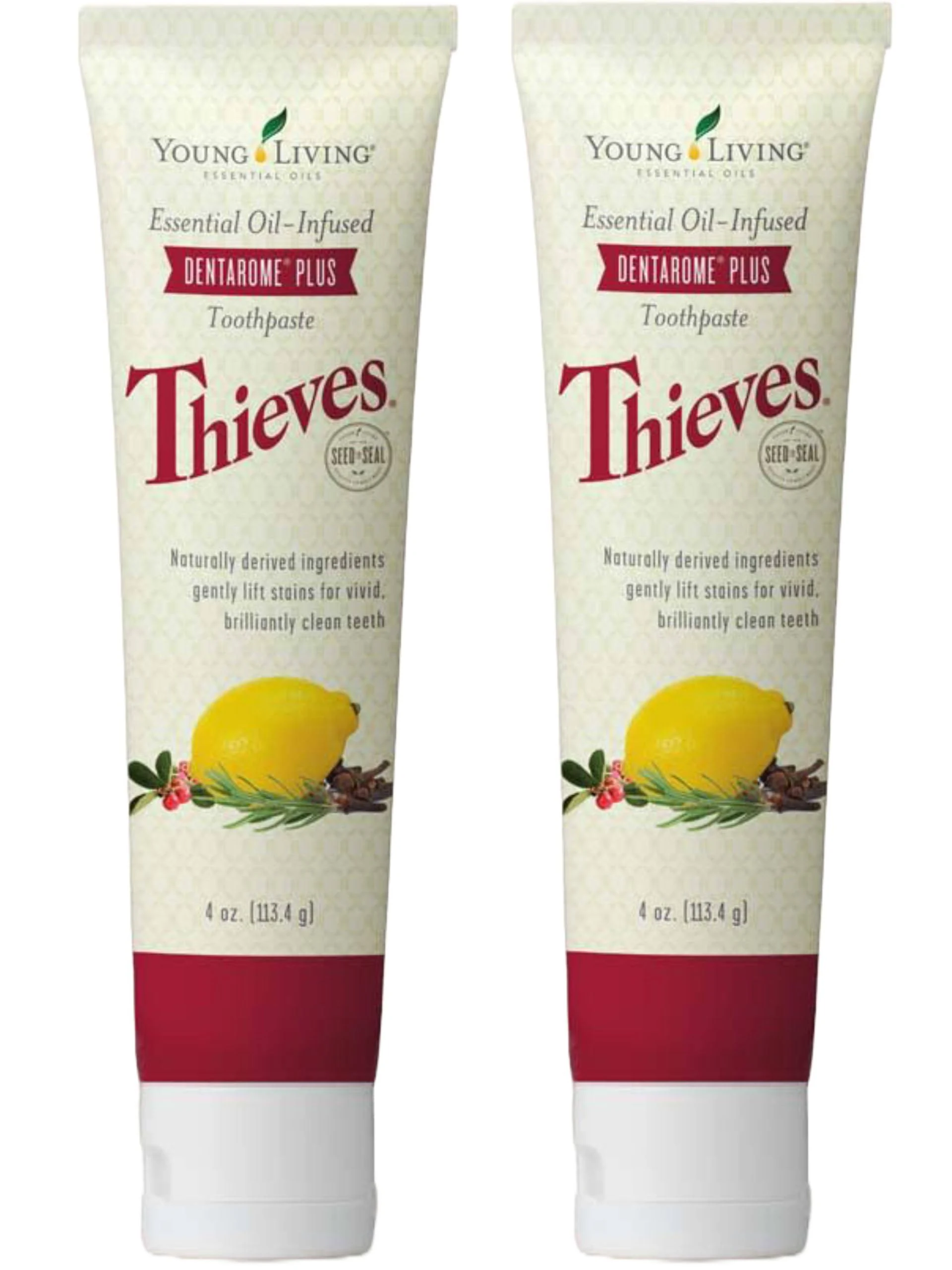 Young Living Thieves Dentarome Plus Toothpaste 4 oz (2-Pack)