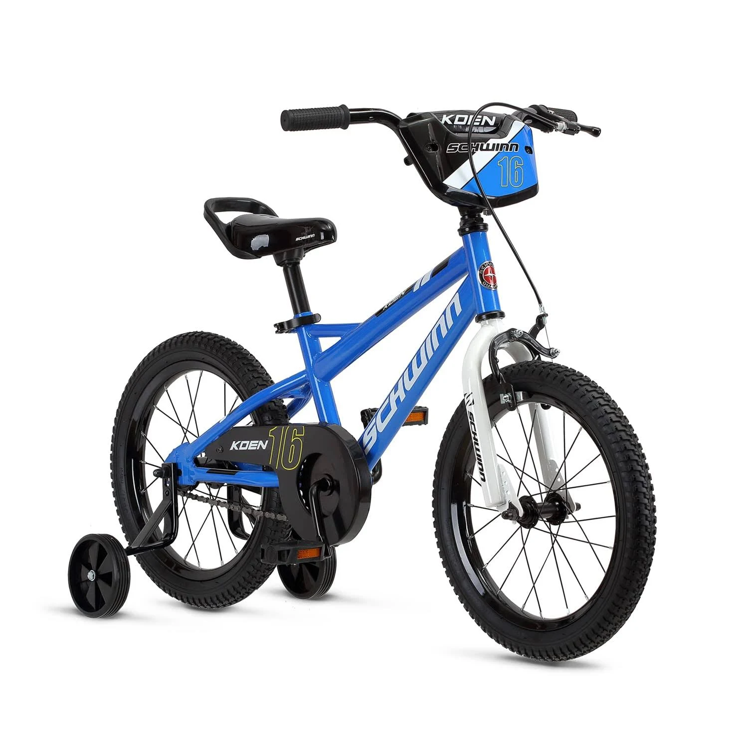 Schwinn Koen Boys Bike for Toddlers and Kids, 18-inch Wheels, Blue