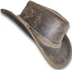 Oztrala HAT Leather Australian Oiled Outback Aussie Western Cowboy Men Women Bushman HL31