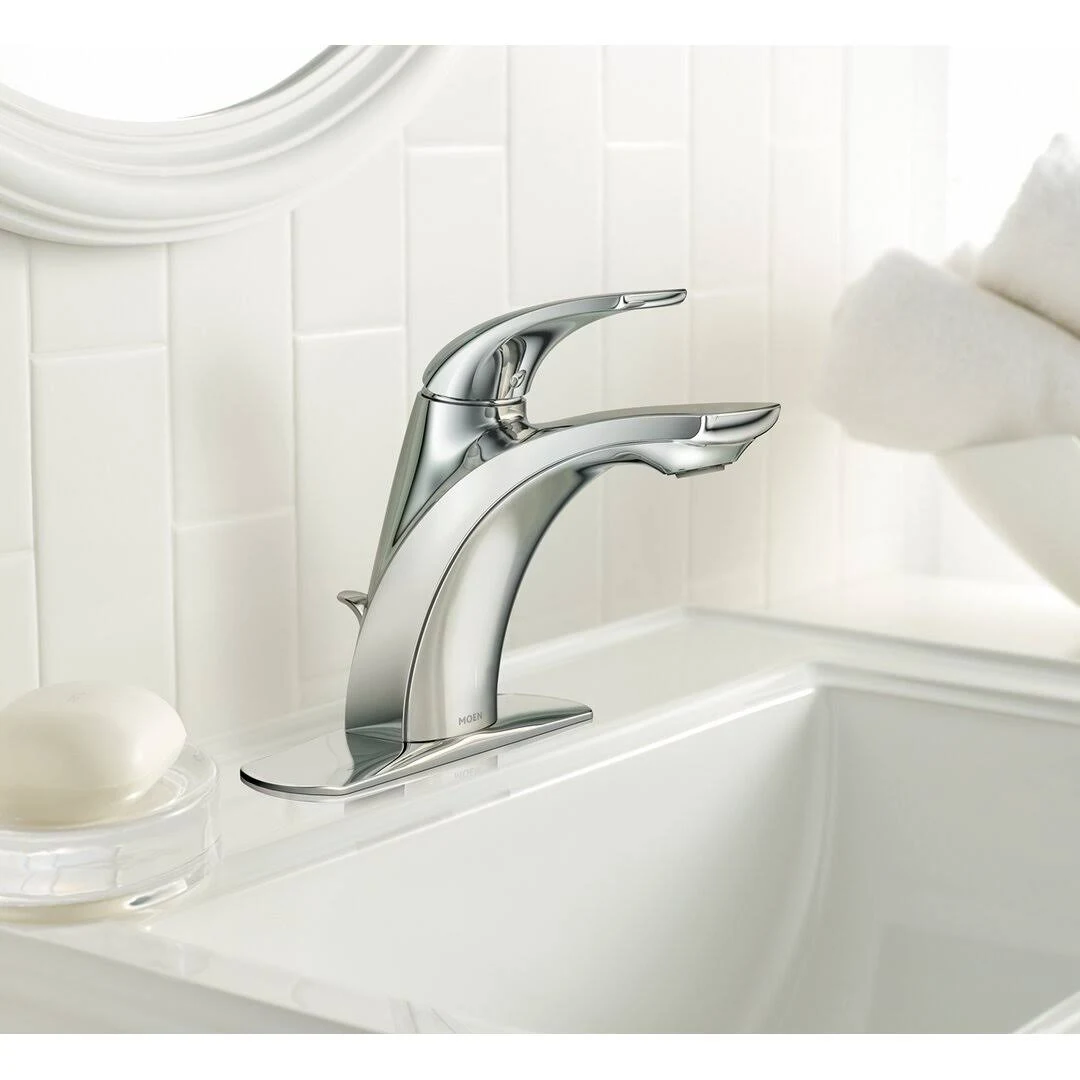 Bathroom faucet single lever