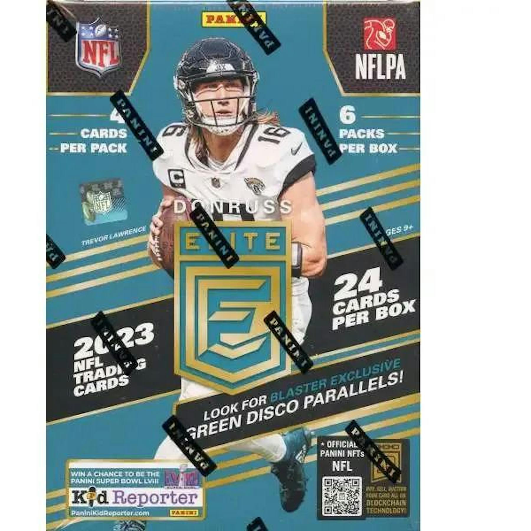 2023 Panini Donruss Elite Football Blaster 6-Pack Box (Green Disco Parallels!)