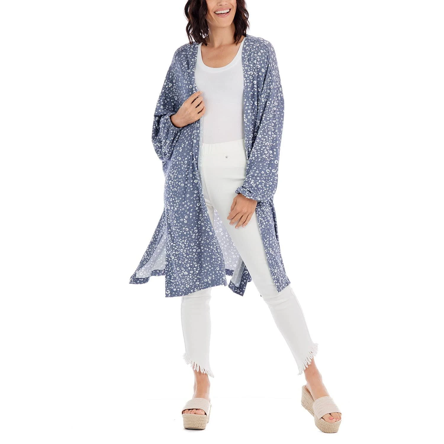 Mud Pie Womens Tallulah Cardigan, Navy, One Size