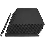 ProsourceFit Extra Thick Puzzle Exercise Mat 1 inch, EVA Foam Interlocking Tiles