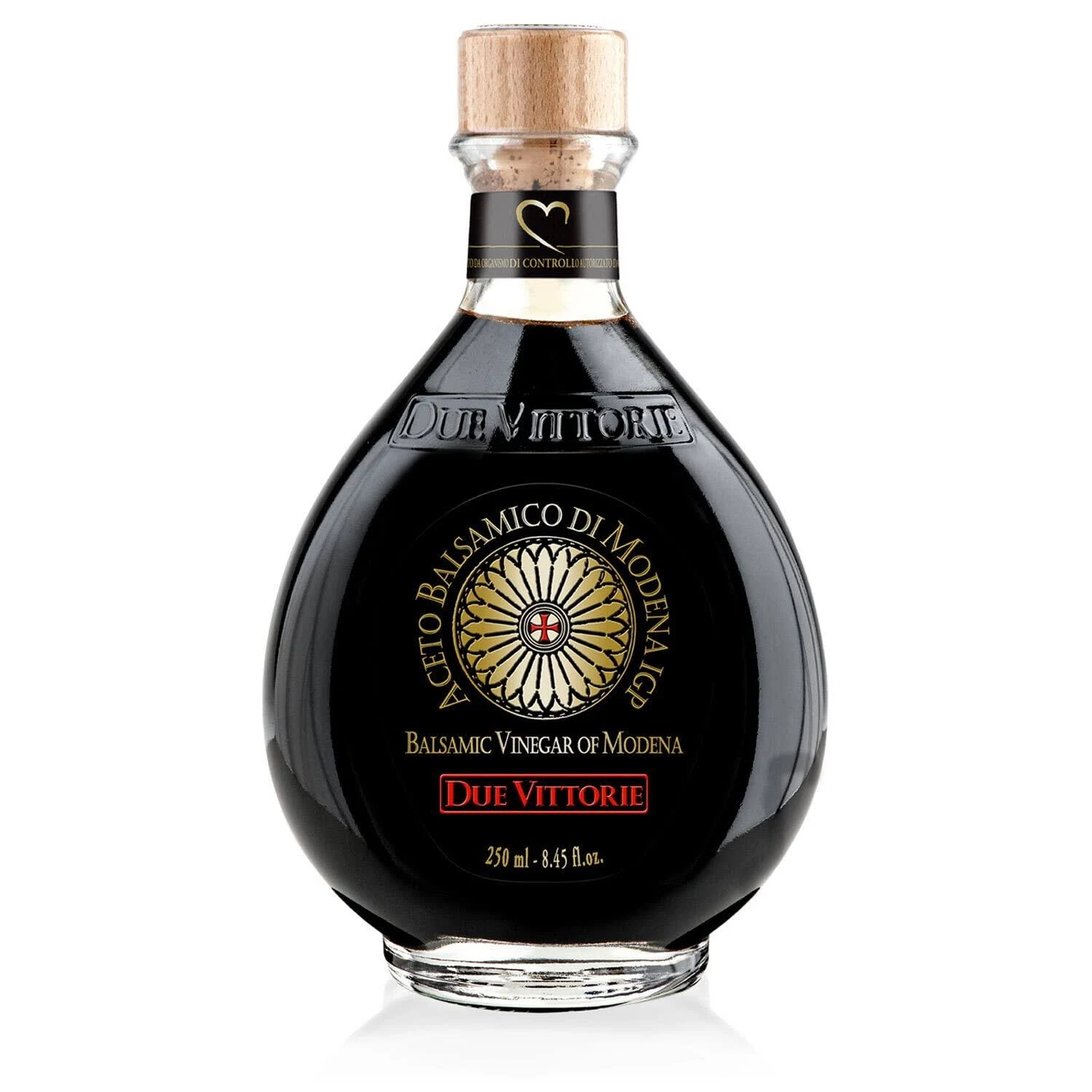 Due Vittorie Oro Gold, Balsamic Vinegar of Modena IGP with Cork Pour EXP 06/28