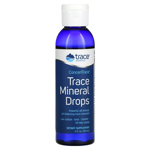 Trace Minerals ConcenTrace Drops - 4 fl oz bottle