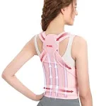 Fit Geno Back Brace Posture Corrector for Women: Shoulder Straightener Adjustable Full Back Support Pain Relief - Scoliosis Hunchback Spine Corrector