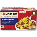 Jimmy Dean Breakfast Bowl Meat Lovers, 56 oz Box, 8 Bowls/Box