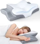 Cozyplayer Ultra Pain Relief Cooling Pillow for Neck Support, Adjustable Cervical Pillow Cozy Sleeping, Odorless Ergonomic Contour Memory Foam Pillow