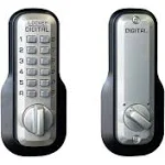 Lockey M210SN Mechanical Keyless Deadbolt with Single Combination Satin Nickel