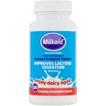 Milkaid Lactase Enzyme Chewable Tablets for Lactose Intolerance Relief