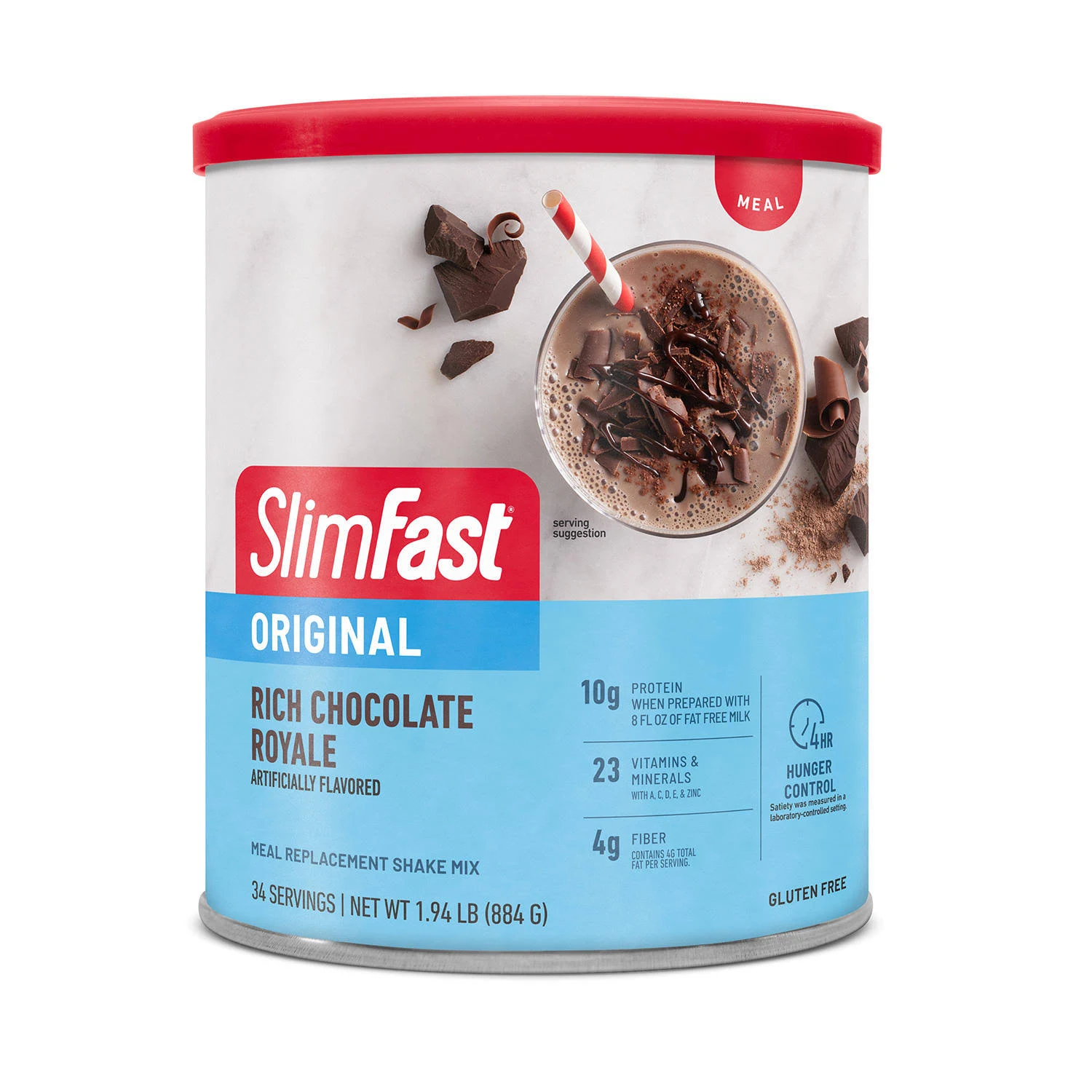 SlimFast Original Rich Chocolate Royale Meal Replacement Shake Mix 34 Servings