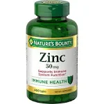 Nature&#039;s Bounty Zinc 50mg, 400 Caplets