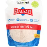 Redmond Real Sea Salt - Natural Unrefined Gluten Free Fine, 26 Ounce Pouch (1 Pack)