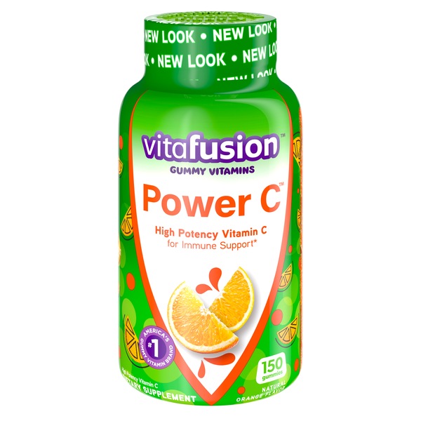 Vitafusion Power C Immune Support Adult Vitamins Orange Flavor (1.2 lbs)