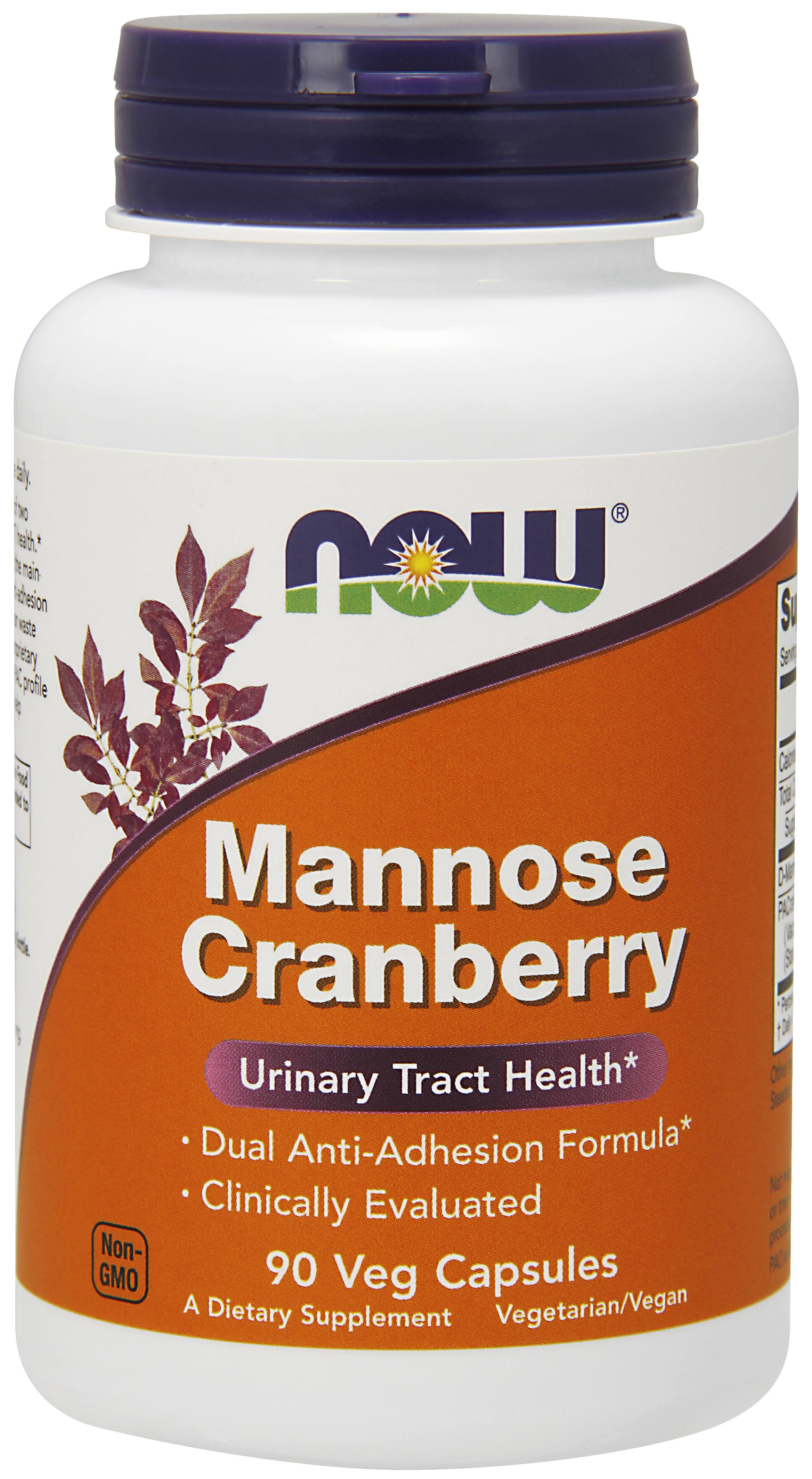 Now - Mannose Cranberry - 90 Veg Capsules