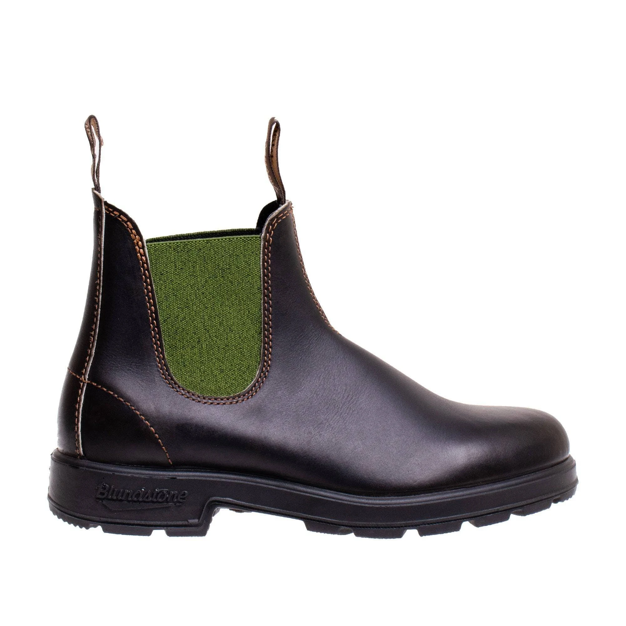 Blundstone BL519 Original 500 Chelsea Boot Boots Stout Brown/Olive : au 8 (US Men ...