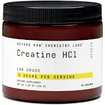 Beyond Raw Chemistry Labs Creatine Hcl Powder Dietary Supplement, 1 (4.23 oz, 60 ct)