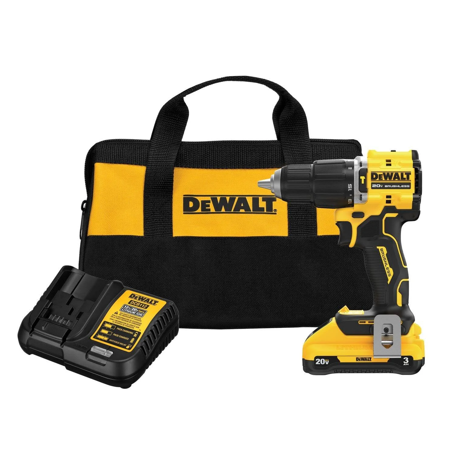 DeWalt DCD799L1 Atomic Compact Series 20V Max Brushless Cordless 1/2 in. Hammer Drill Kit