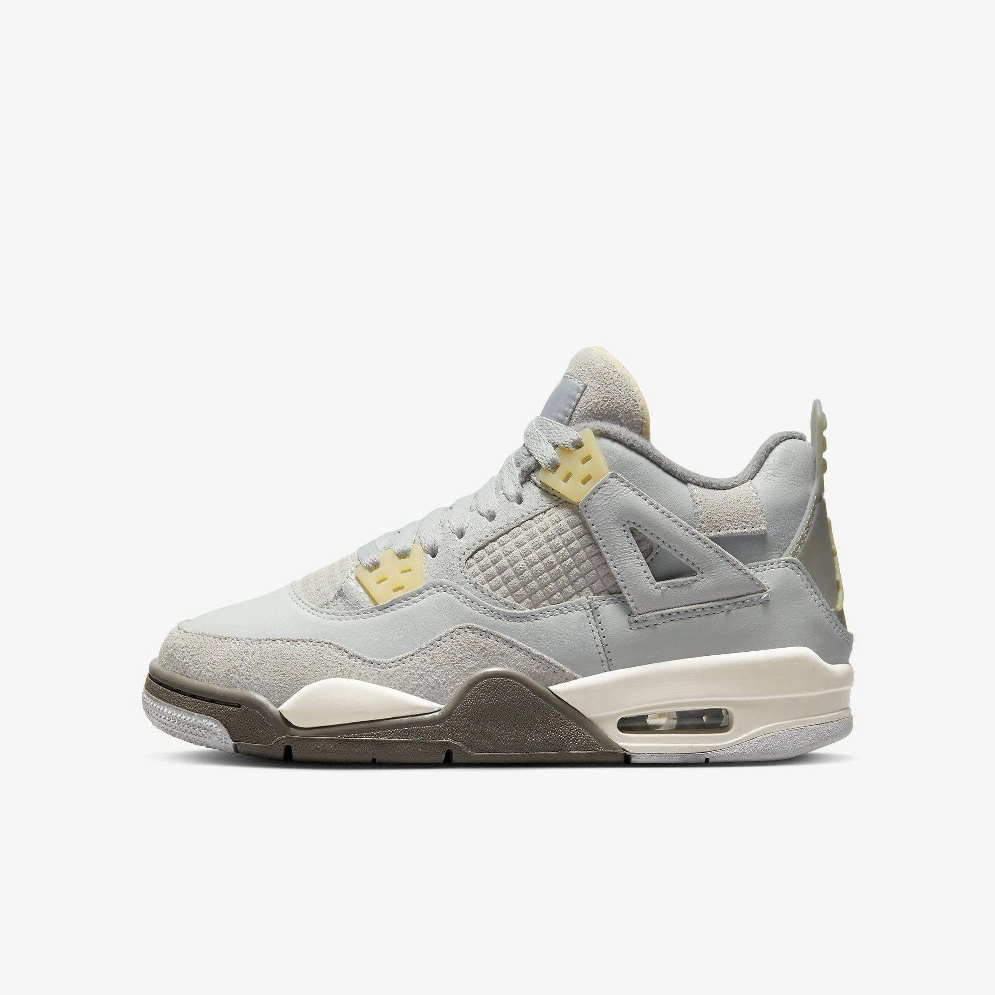 Nike Air Jordan 4 Retro Grade School Photon Dust/Pale Vanilla DV2262-021 5Y