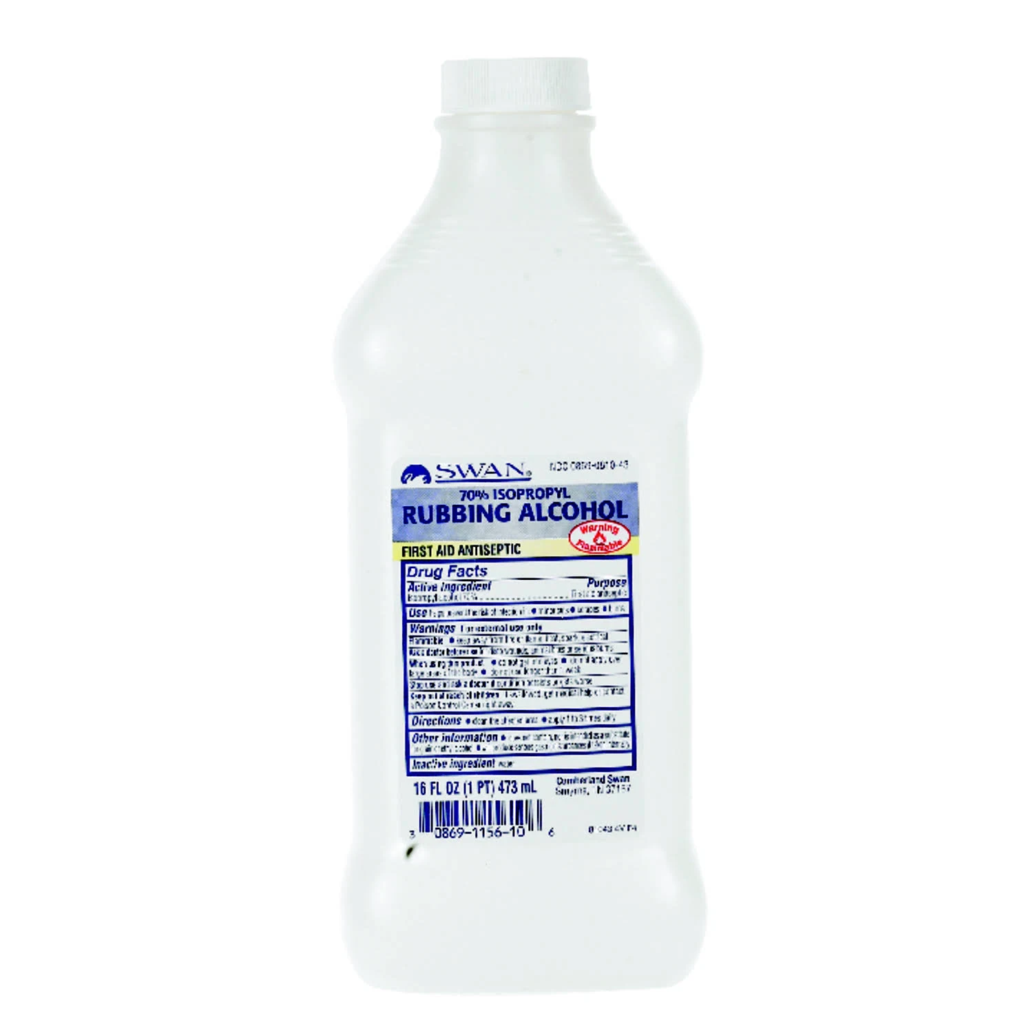 Swan Isoprophyl Alcohol, 70% 16 oz