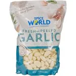 Spice World Fresh and Peeled Garlic - 3 lbs